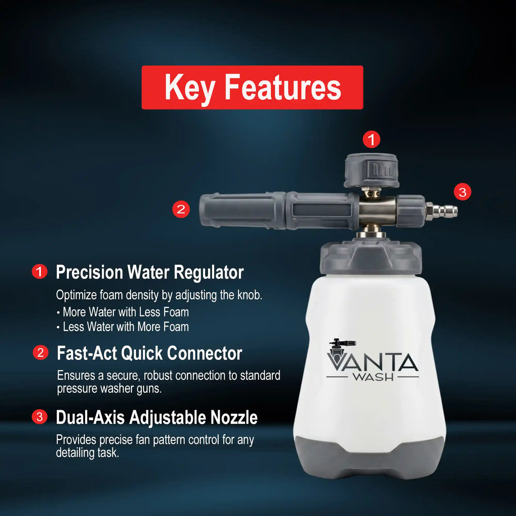 Elite Vanta Wash | Professional Grade Foam Cannon